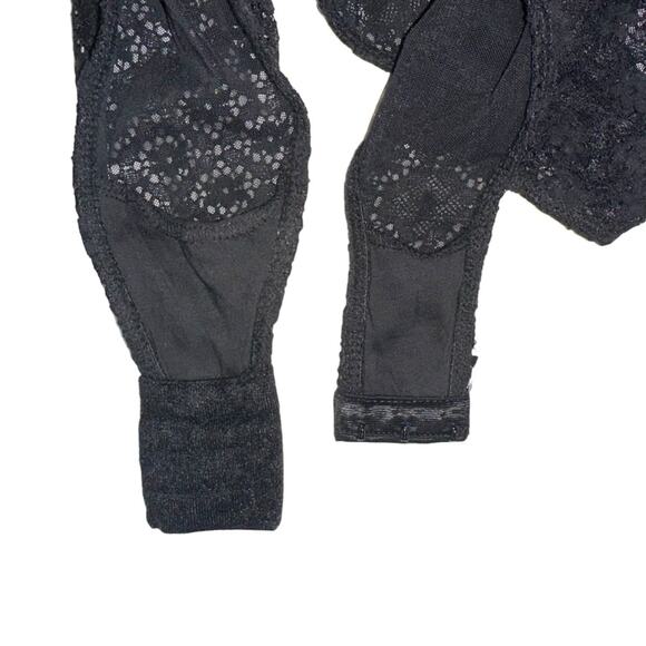 NEW Ganni Lace Black Sleeveless Twist Back Bodysuit XS - Picture 9 of 10